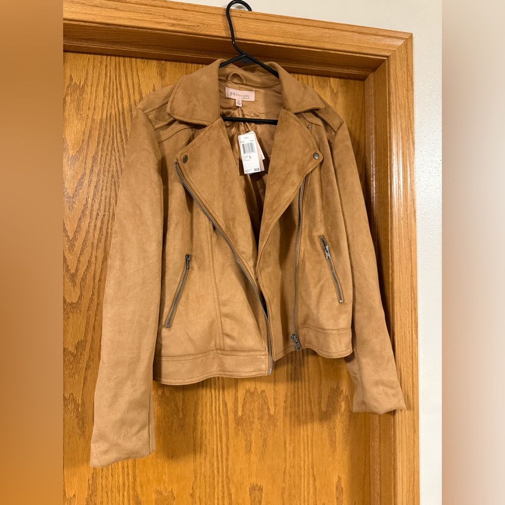NWT Philosophy Camel colored Jacket